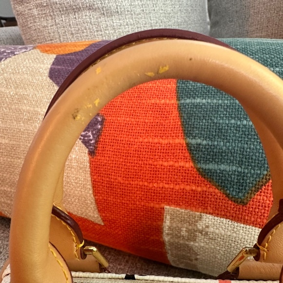 Louis Vuitton White Multicolor Mini Speedy Handbag - Picture 3 of 11